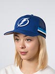 Бейсболка AMERICAN NEEDLE арт. 23018A-TBL Tampa Bay Lightning Hotfoot NHL (синий)